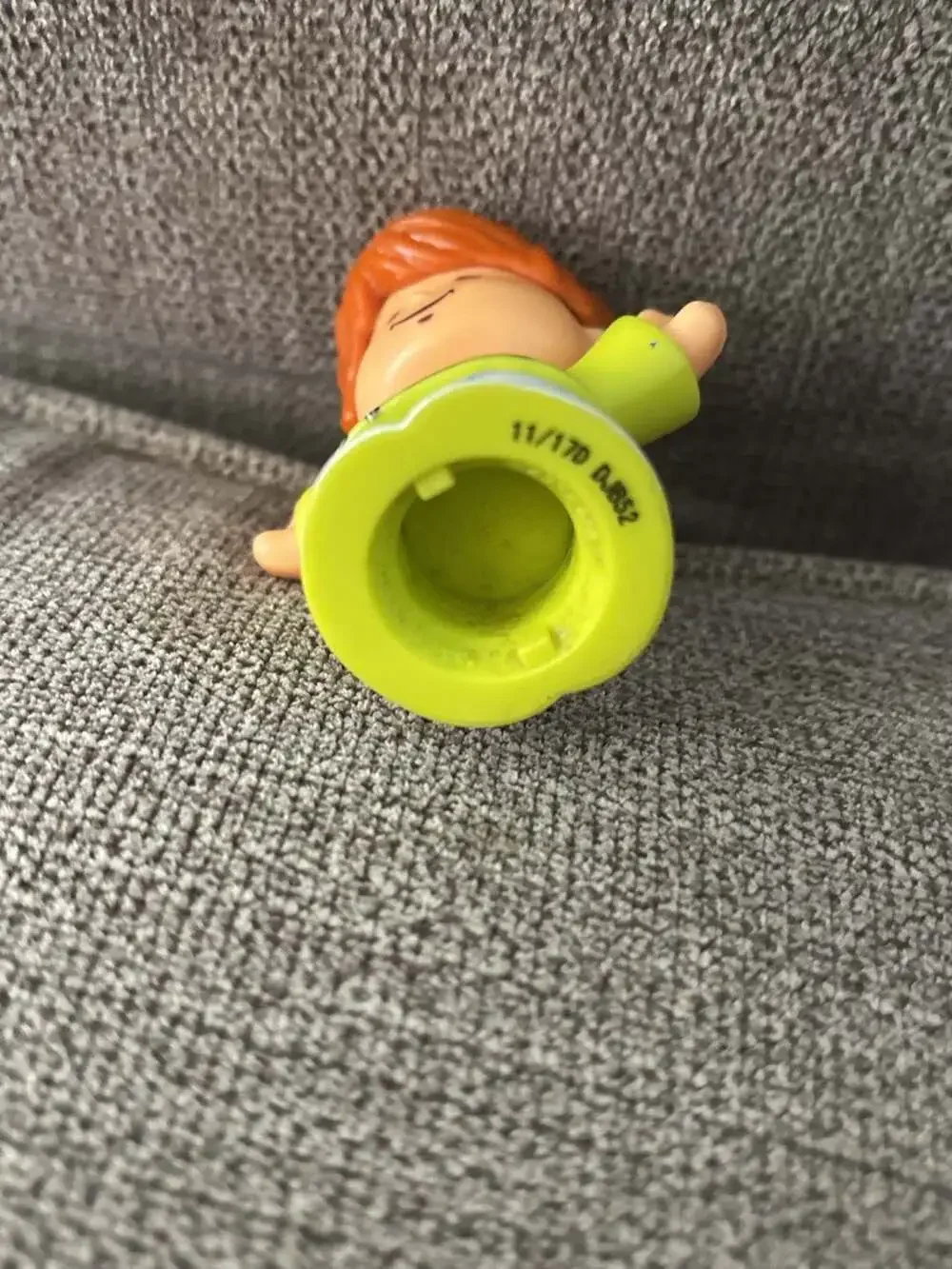 Fisher-Price Little People Emily Bus Driver Figure with Red Ponytail